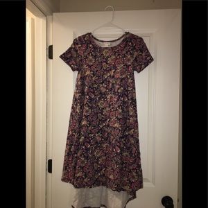 Purple pattern Lularoe Carly Dress